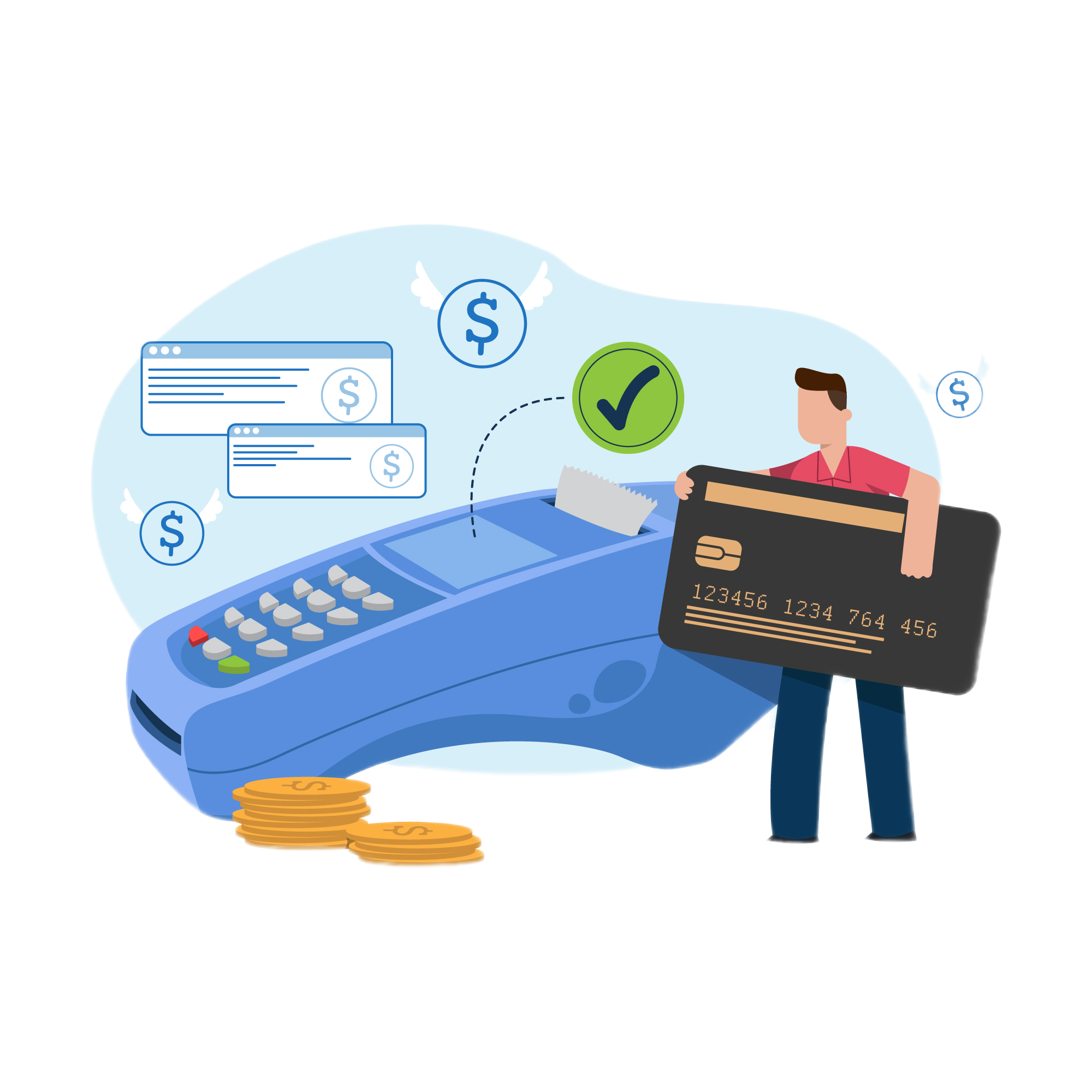 Multiple payment options icon