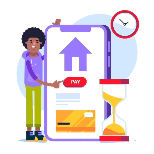 Clock icon representing time saving